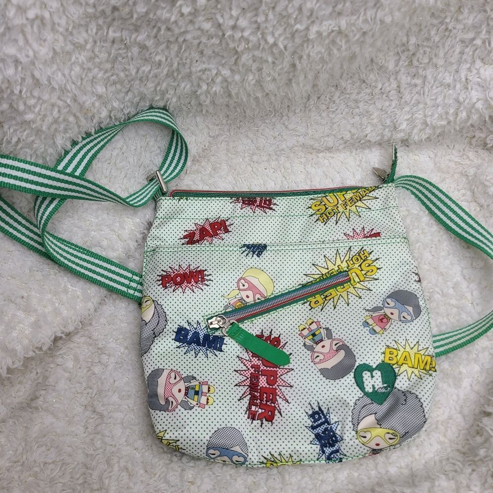 Harajuku Lovers Superheroes Comicbook Print Crossbody